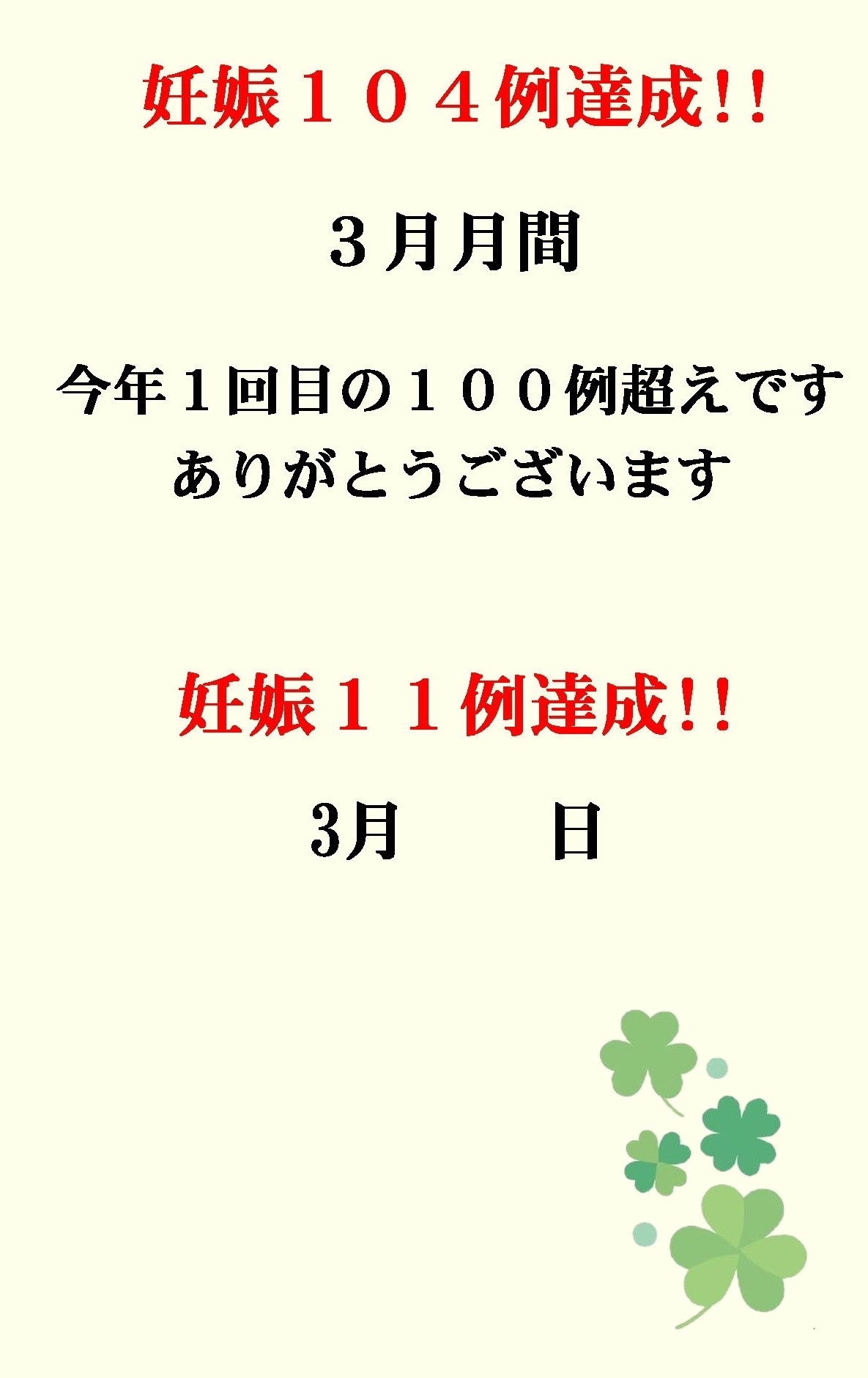 妊娠達成袋2022年3月、3月22日